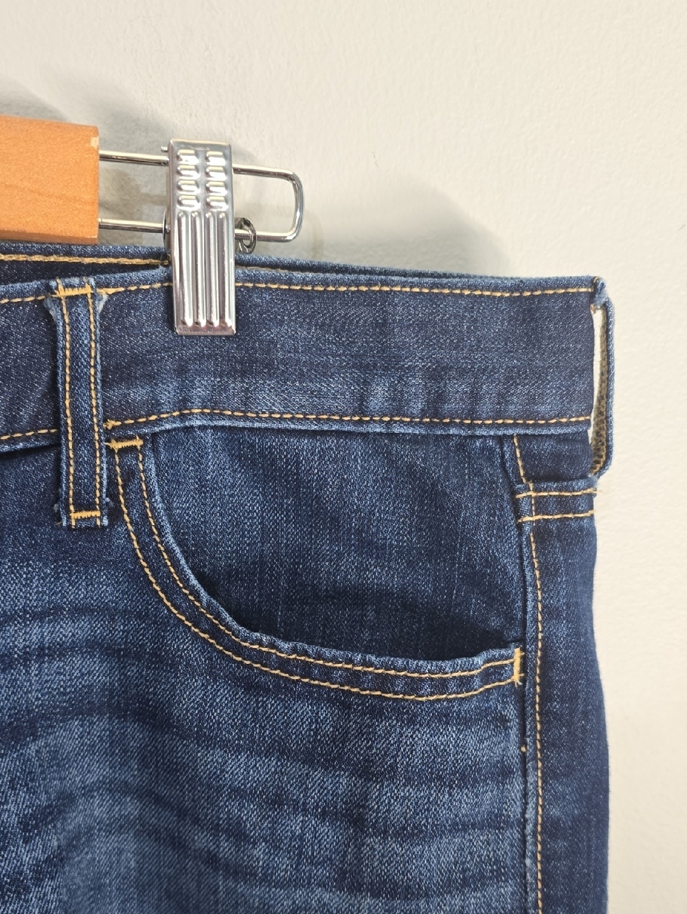 Old Navy Women's Size 14 Dark Blue Denim The Diva Shorts - Picture 5 of 11